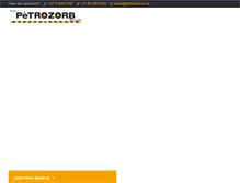 Tablet Screenshot of petrozorb.co.za